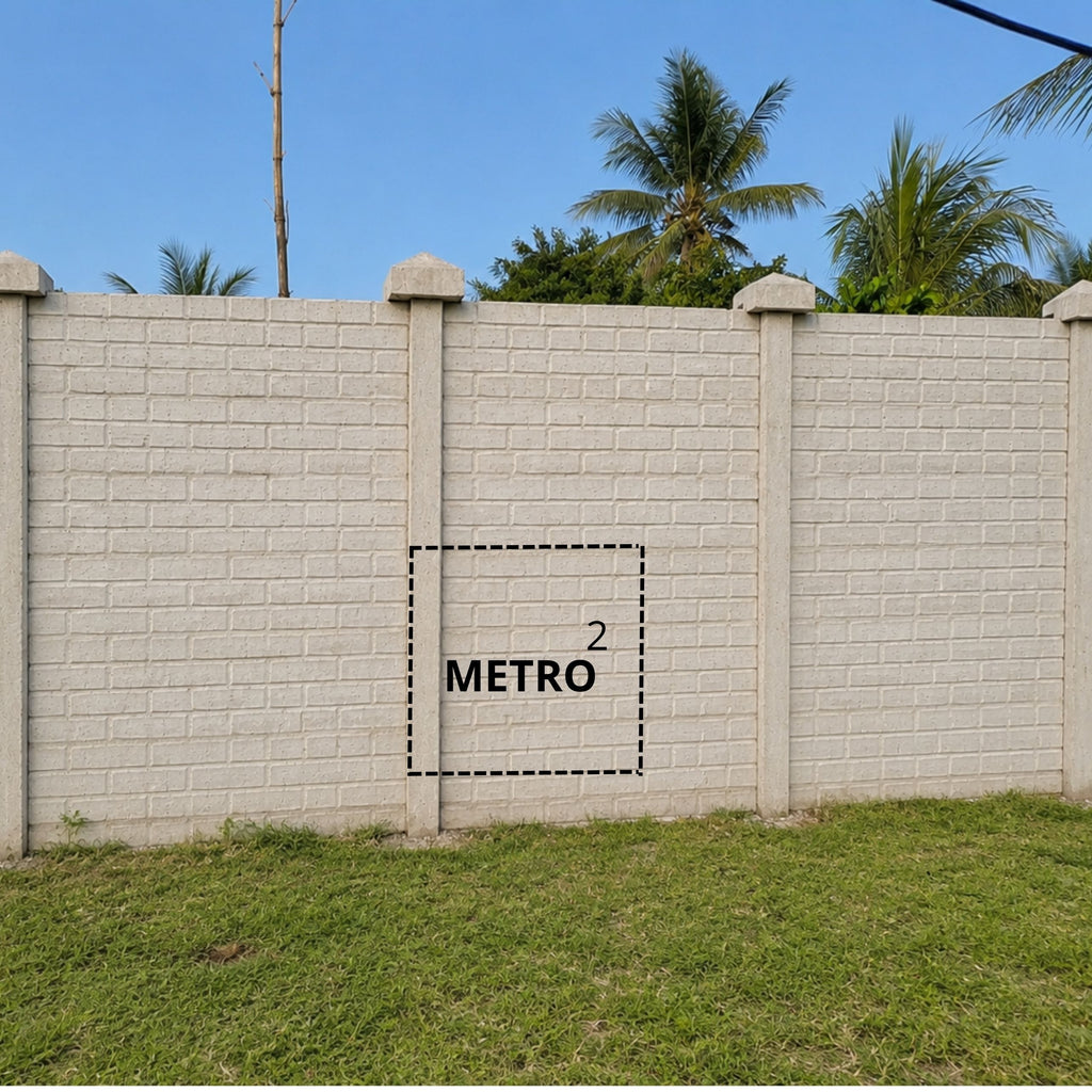 Metro cuadrado de Muro Prefabricado (SOLO MATERIAL)