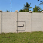 Metro cuadrado de Muro Prefabricado (SOLO MATERIAL)