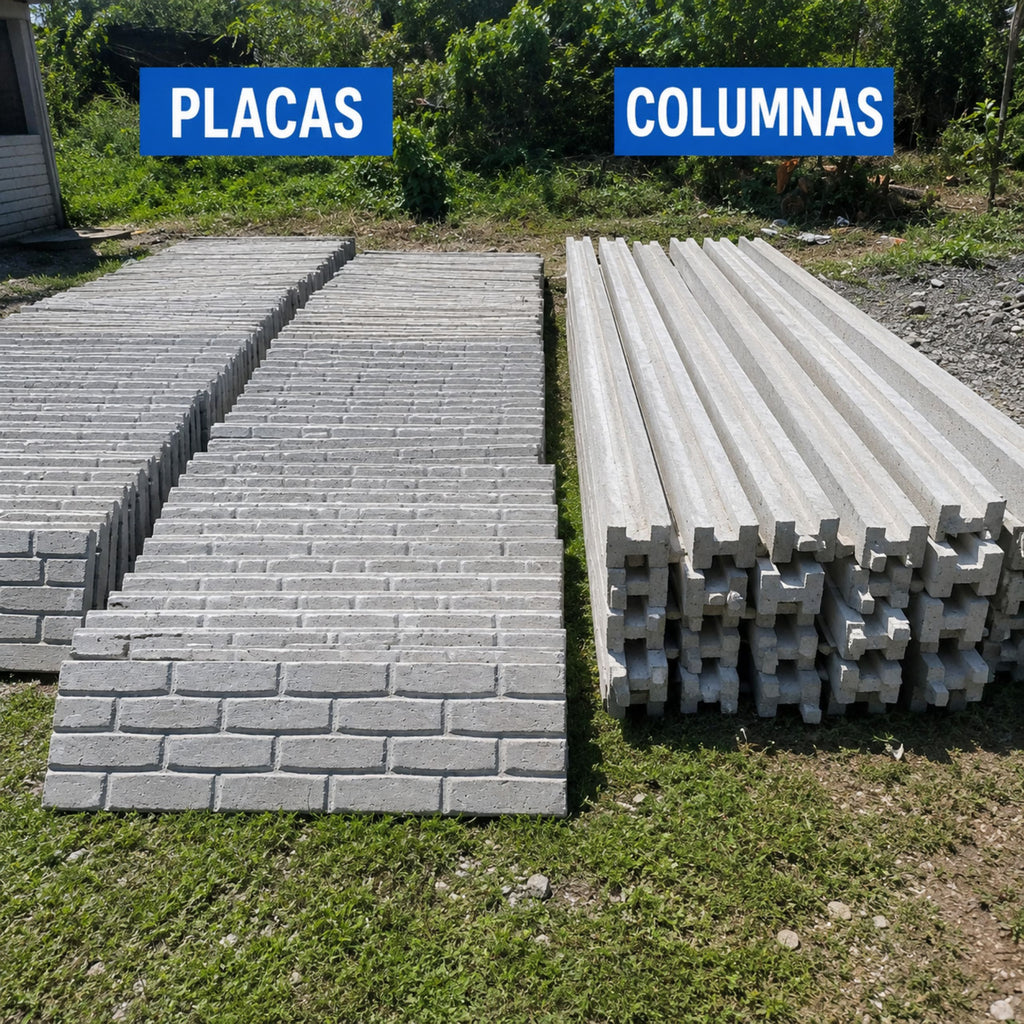 Metro cuadrado de Muro Prefabricado (SOLO MATERIAL)